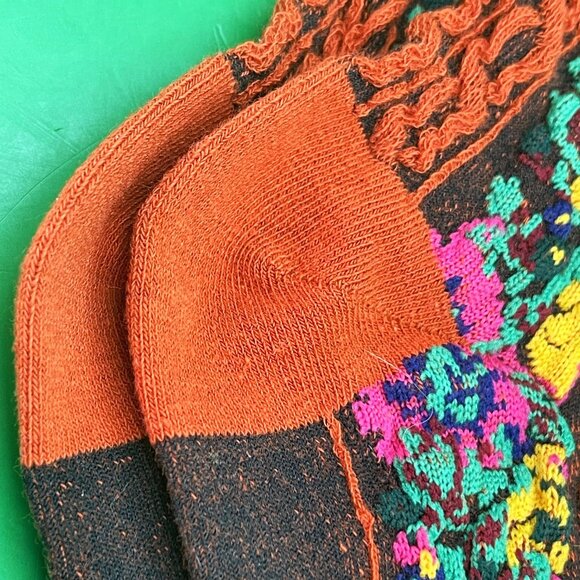 Zi Yang Floral Socks 6-Pair Bundle Cotton Blend Size L Women's Casual Crew Fun - Picture 10 of 13